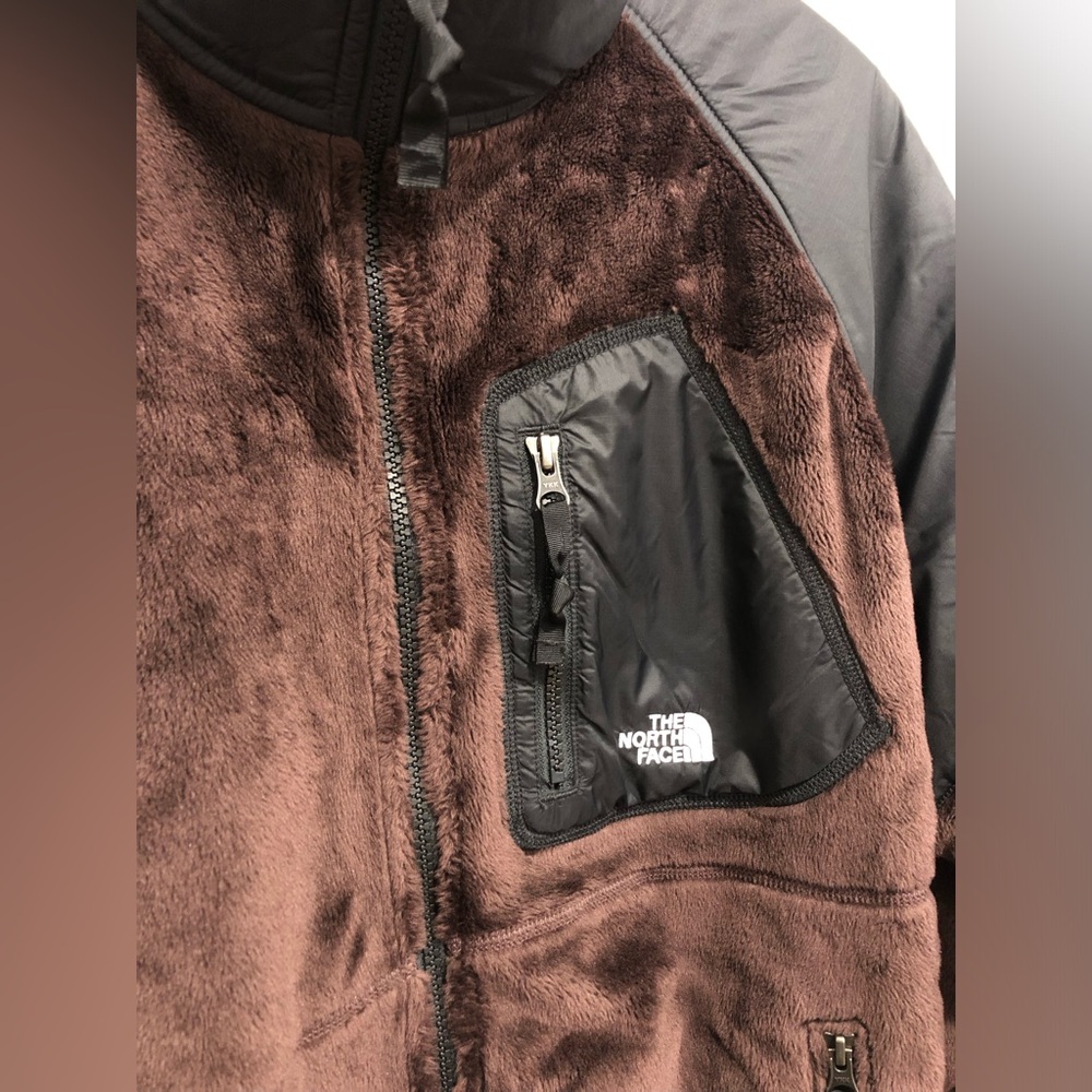 The North Face Versa Velour Jacket Coal Brown Size M - Picture 3 of 9